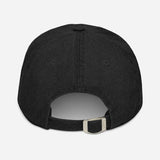 "Loved" Black Denim Hat