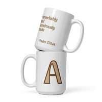 Initial Mug - A- "remarkably & wondrously made"