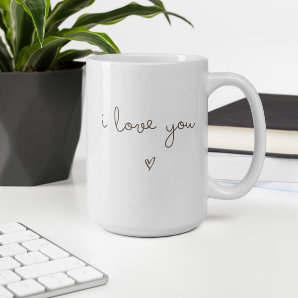 "I love you" mug