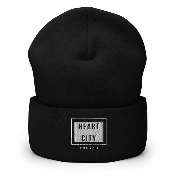 Heart City Cuffed Beanie