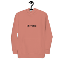 Unisex Liberated Hoodie (black lettering)