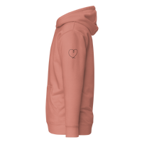 Unisex Heart on Sleeve Hoodie